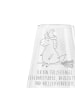Mr. & Mrs. Panda Weißwein Glas Einhorn Hexe mit Spruch in Transparent