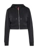 Swirly Damen Hoodie in SCHWARZ