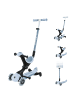 GLOBBER 3in1 Aufsitzrad, Laufrad, Scooter GO-UP DELUXE LIGHTS ECO 360 in blaubeere
