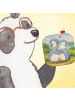 Mr. & Mrs. Panda Glasuntersetzer Pinguine Kuscheln Design ohne S... in Weiß