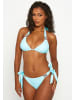 Moda Minx Bikinioberteil Amour Triangel Top in Baby Blue