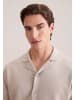 Seidensticker Strick Resort Hemd Regular in Beige
