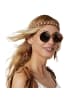 tectake Damenkostüm  Hippie Weste Authentischer Hippie-Look: Braune Weste mit tollen Acc