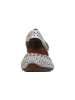 rieker Leder-Sandalen mit Absatz Grau