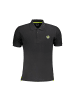 GianMarco Venturi Schwarz Baumwolle Herren Polo Hemd