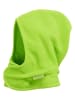 Playshoes Fleece-Schalmütze mit Klettverschluß in Grün