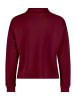 BETTY & CO Sweatshirt mit Stehkragen in Fall Burgundy