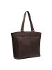 The Chesterfield Brand Wax Pull Up Schultertasche Leder 36 cm Laptopfach braun
