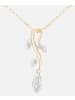 Diamant L'éternel Halskette mit Anhänger aus 375 Gelbgold mit Diamant