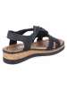 rieker Sandalette in schwarz