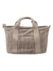 Prato SC05 zeitlose Handtasche aus Breitcord in grey
