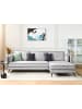 Beliani Ecksofa ALTAN in Grau/Schwarz - (W) 268 x (H) 88 x (L) 157 cm