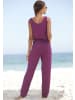 Beach Time Tanktop in lila+weiß