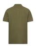 Camel Active Poloshirt aus reiner Baumwolle in Olivgrün