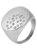 Adeliás Damen Ring aus Edelstahl in silber