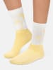 Nur Die  Freizeitsocken Good Vibes in GELBE PALME/WEISS