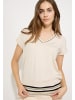 More & More Kurzarmshirt in powder creme