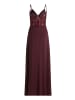 Vera Mont Abendkleid mit Stickerei in Prune Wine