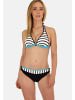 SUNFLAIR Mix&Match Bikini Top in nachtblau/weiß