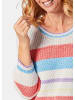 GOLDNER Kurzgröße:  Pullover Pullover in hochwertiger Qualität in bunt / geringelt