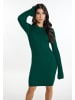 faina Damen Strickkleid in Smaragdgrün