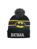 Batman Batman Wintermütze mit Bommel – Coole Onesize Mütze für Kinder in Schwarz