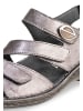 VITAFORM Softnappaleder Sandalen in taupe/metallic
