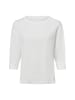 MARC CAIN COLLECTIONS Langarmshirt in weiß