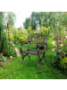 relaxdays Gartenstuhl in Schwarz/ Bronze - (B)60 x (H)85,5 x (T)56 cm