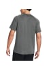 Under Armour Tech Textured SS in Grau