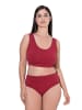 Ulla Popken Bustier in dunkelrot