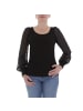 Ital-Design Bluse in Schwarz