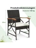 COSTWAY Gartenstuhl 2er Set in Braun