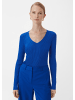 comma Strickpullover langarm in Blau