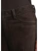 Marc O'Polo Lederhose regular cropped in dark coffee