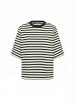 soyaconcept T-Shirt SC-FIDELIA in 9999C BLACK COMBI