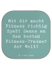 Mr. & Mrs. Panda gläseruntersetzer Spruch Fitness-Trainer Dank m... in Meeresbrise