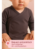 LOREZA 5er Set Jungen Baby Wickelshirts langarm 100% Baumwolle  50 Variante 1