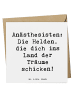 Mr. & Mrs. Panda Deluxe Karte Spruch Anästhesist Held mit Spruch in Weiß