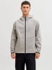 Jack & Jones Kapuzenjacke in Light Grey Melange