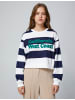 KOTON Sweatshirt in Marineblau Gestreift