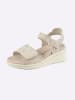Caprice Sandalette in beige-gemustert