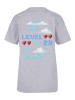 F4NT4STIC T-Shirt Happy New Year Silvester 2023 in grau meliert