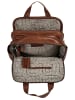 SPIKES & SPARROW Rucksack echt Leder in cognac