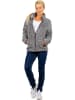 Reichstadt Damen Regular Fit Fleecejacke Kuschelige in Granit