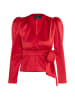 faina Damen Wickelbluse in Rot