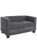 MCW 2er Sofa Lille Chenille (260g/m²), Dunkelgrau
