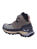 Salewa Wanderschuh Puez Leather Mid PTX in Bungee Cord/Onyx