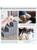 Pawhut Hundetreppe Grau B40,5 x T44,5 x H38 cm