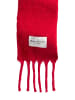 Marc O'Polo Langer Schal mit Fransen in bright red